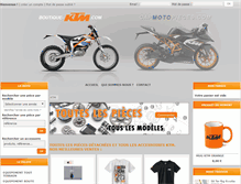 Tablet Screenshot of boutique-ktm.com